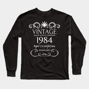 Vintage 1984 - Birthday Gift For Men Long Sleeve T-Shirt